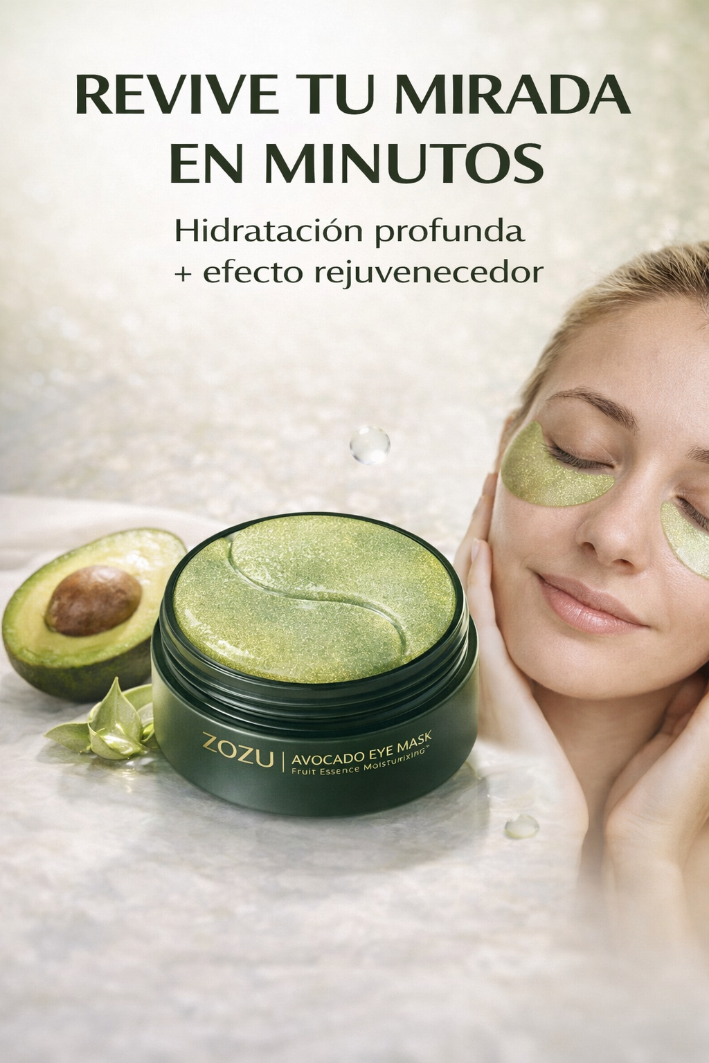AVOCALM - Parches Hidratantes de Colágeno y Aguacate