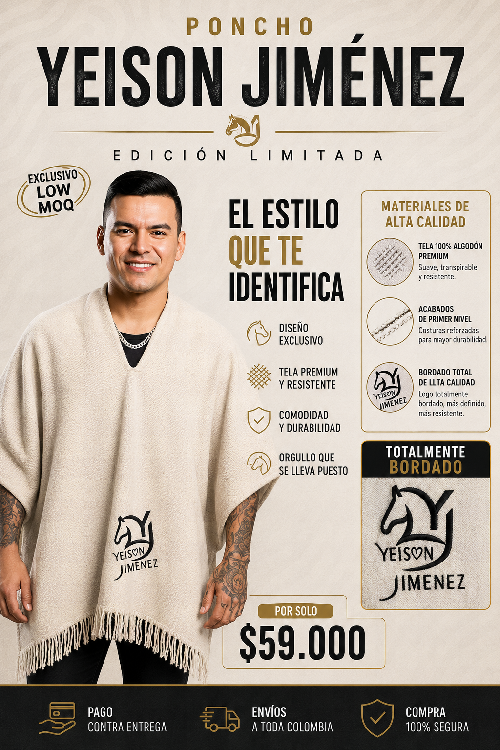 Poncho Oficial Criadero la Cumbre