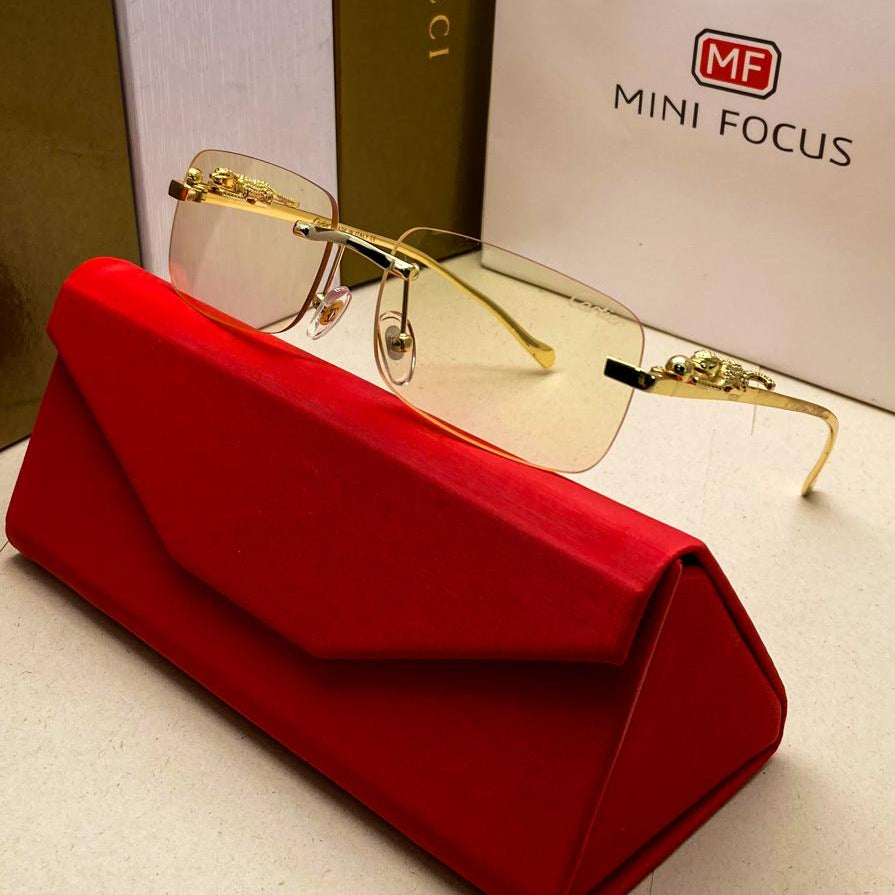 Gafas Premium Jaguar Élite – Montura con acabado dorado + Estuche