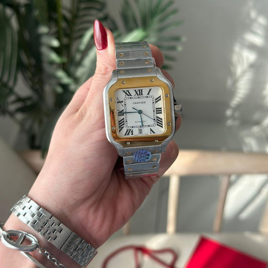 Reloj CartierSantos de lujo que eleva tu estatus desde el primer uso