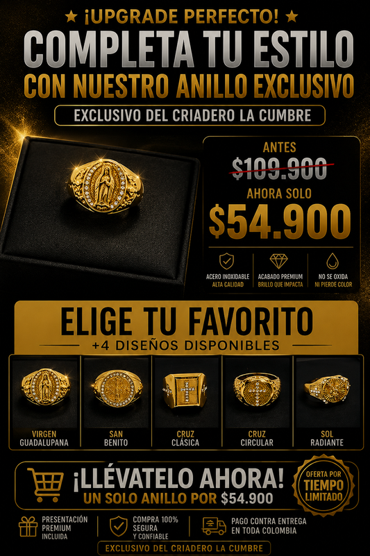 Anillo Exclusivo Criadero la Cumbre