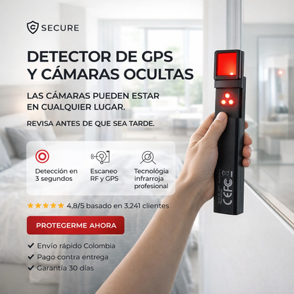 DETECTOR DE CAMARAS - Te pueden estar grabando en hoteles y Airbnb sin que lo sepas