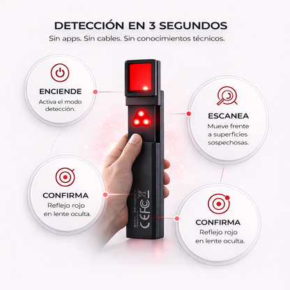 DETECTOR DE CAMARAS - Te pueden estar grabando en hoteles y Airbnb sin que lo sepas