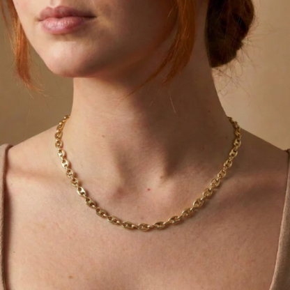 Cadena Gucci Oro Laminado 18K Premium