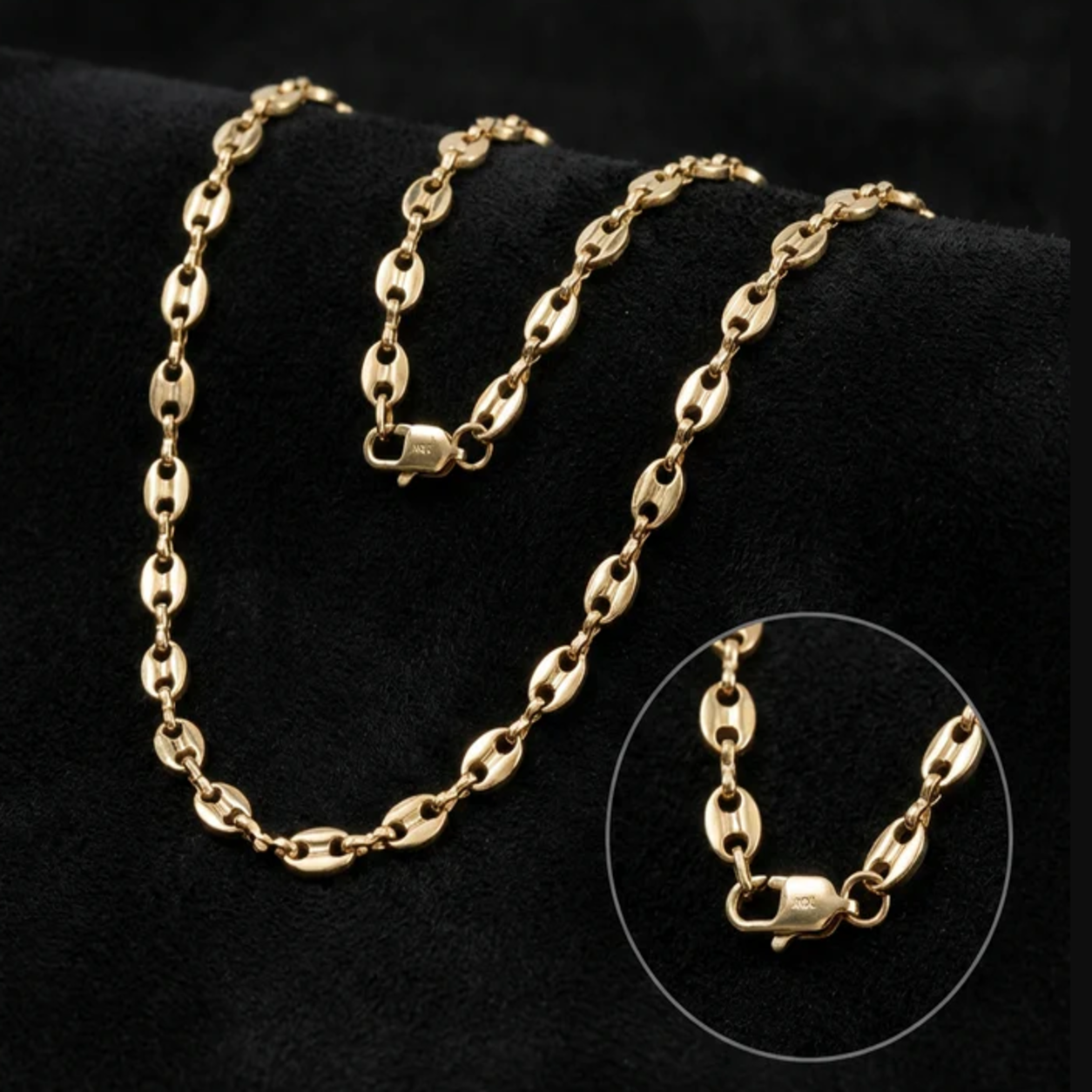Cadena Gucci Oro Laminado 18K Premium