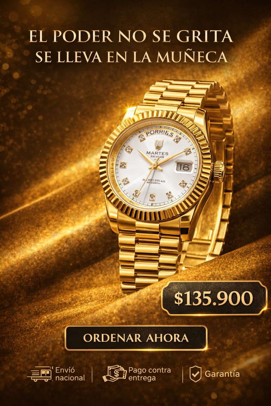Reloj Acero — Elegancia que Impone Presencia