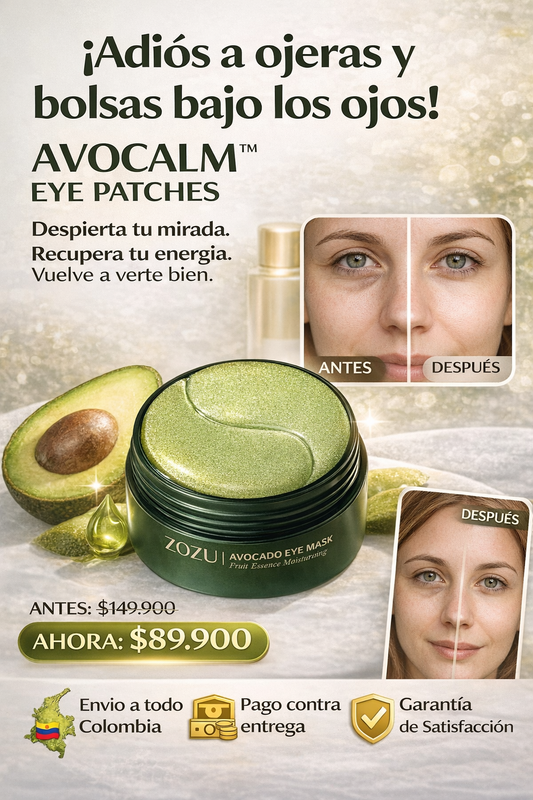 AVOCALM - Parches Hidratantes de Colágeno y Aguacate