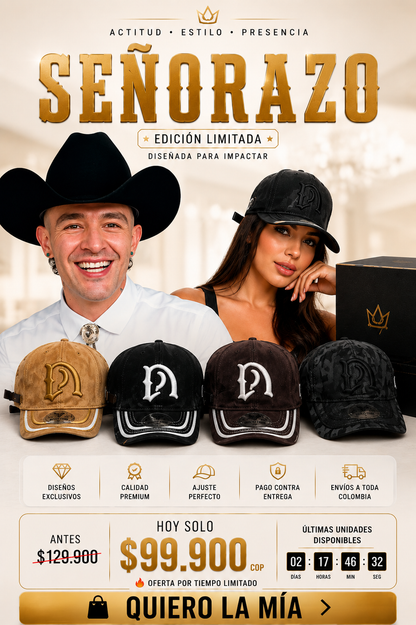 Gorra Estilo Señorazo Premium 🧢✨ Luis A.