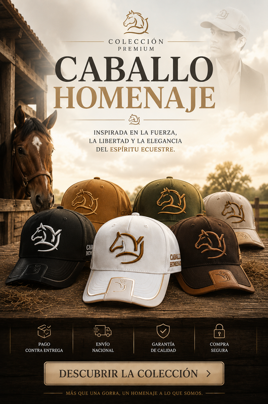 Gorra YJ Homenaje: El espiritu del caballo. El orgullo de nuestras raíces