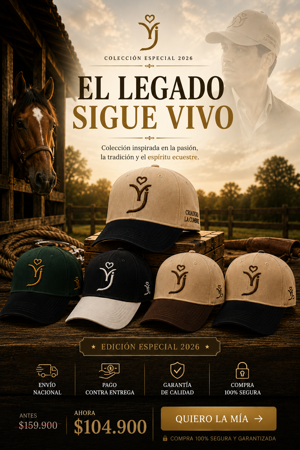 Gorra Homenaje Yj - Criadero la Cumbre Edición Limitada