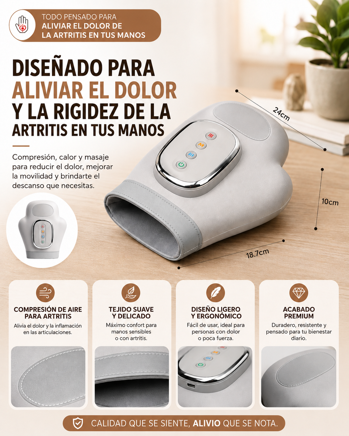Masajeador de Manos Relax 4D™