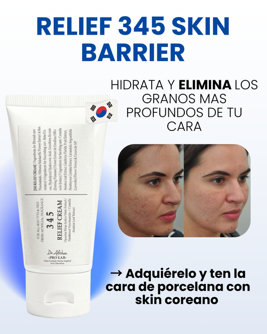 RELIEF 345 SKIN BARRIER Calma ardor, brotes y piel irritada desde la primera aplicación