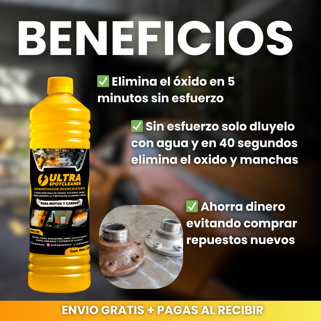 🚗🔥 OXIUM™ – Elimina Óxido y Manchas en 40 Segundos Sin Estregar