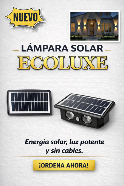 Lámpara Solar Inteligente con Sensor de Movimiento – ¡Se Recarga con el Sol!