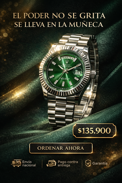 Reloj Acero — Elegancia que Impone Presencia