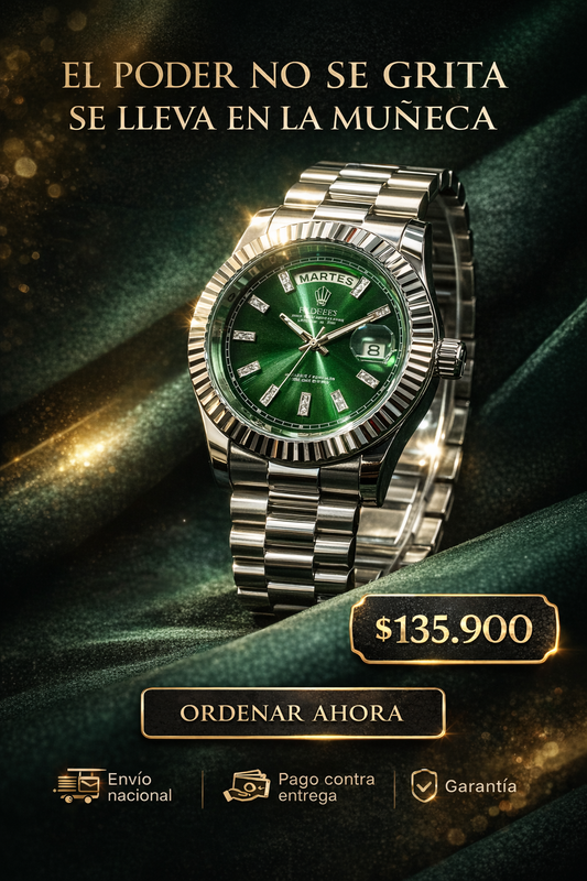 Reloj Acero — Elegancia que Impone Presencia