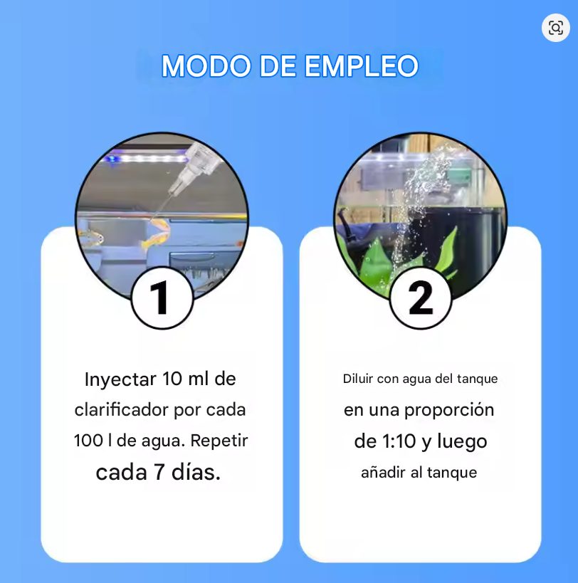 AquaClear Bio® – Agua cristalina y peces sanos en solo 48 horas